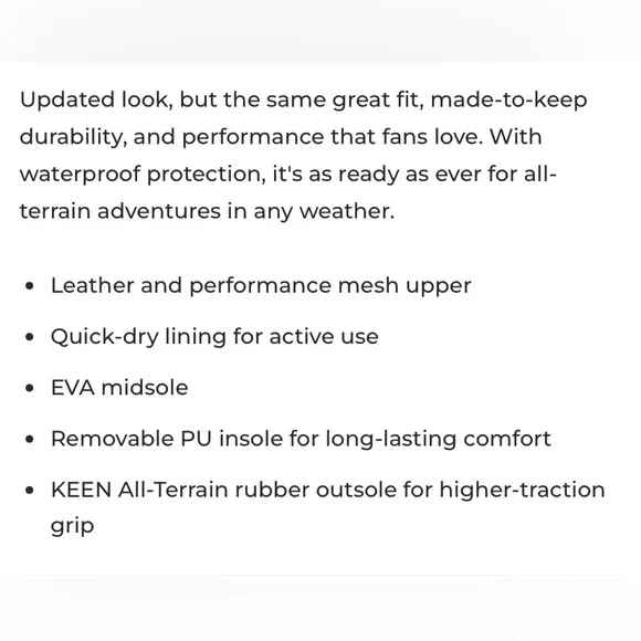 EUC Keen Targhee III Waterproof Hiking Shoes - Picture 6 of 6